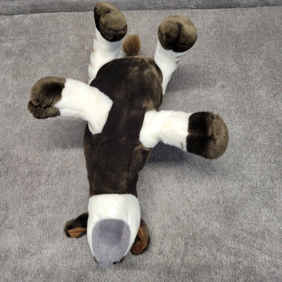Wild Republic Okapi Plush Toy 2010 Brown White Stuffed Animal K & M Pellets - Picture 7 of 11
